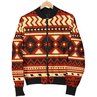 Seamless Ethnic Pattern Women's Bomber Jacket LT10 - Wonder Print Shop