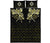 Viking Quilt Bed Set, Fenrir Raven and Vegvisir Tattoo Yellow RLT12 - Wonder Print Shop