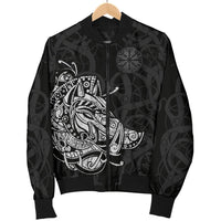 Viking Boar Women's Bomber Jacket RLT12 - Wonder Print Shop