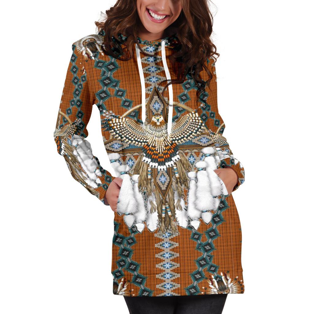 King Of Owl Native American Pride 3D Dress LT10 - Wonder Print Shop