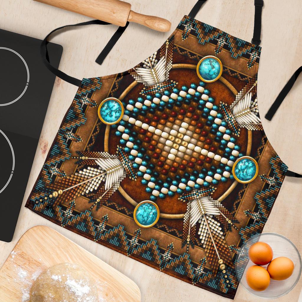 mandala-brown-native-american-apron
