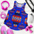 Dark Blue Native Tribes Pattern Native American Women Racerback Tank LT10 - Wonder Print Shop