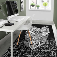 Viking Area Rug Wolf and Raven Special RLT12 - Wonder Print Shop