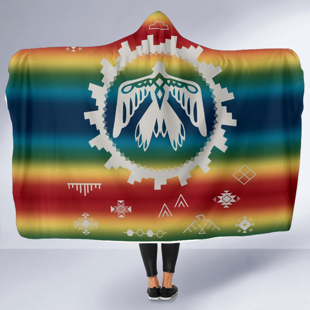 native-american-thunderbird-pattern-hooded-blanket