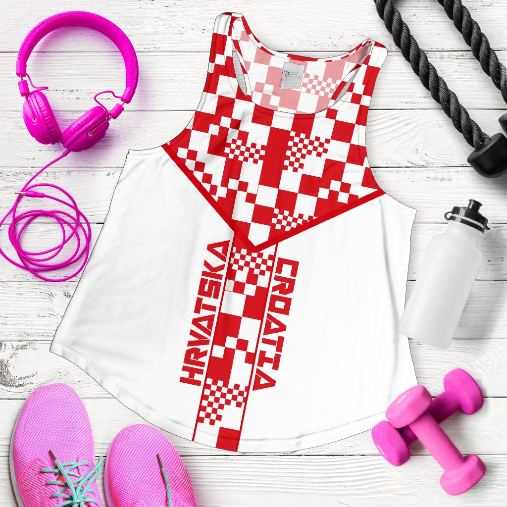 Croatia Racerback Tank - Croatian Team - Wonder Print Shop