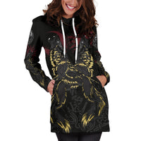 Viking Hoodie Dress The Wolves Skoll and Hati RLT12 - Wonder Print Shop