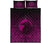 Viking Quilt Bed Set, Ethnic Odin Raven Pink RLT12 - Wonder Print Shop