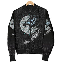 Viking Fenrir Wolf Men's Bomber Jacket RLT12 - Wonder Print Shop