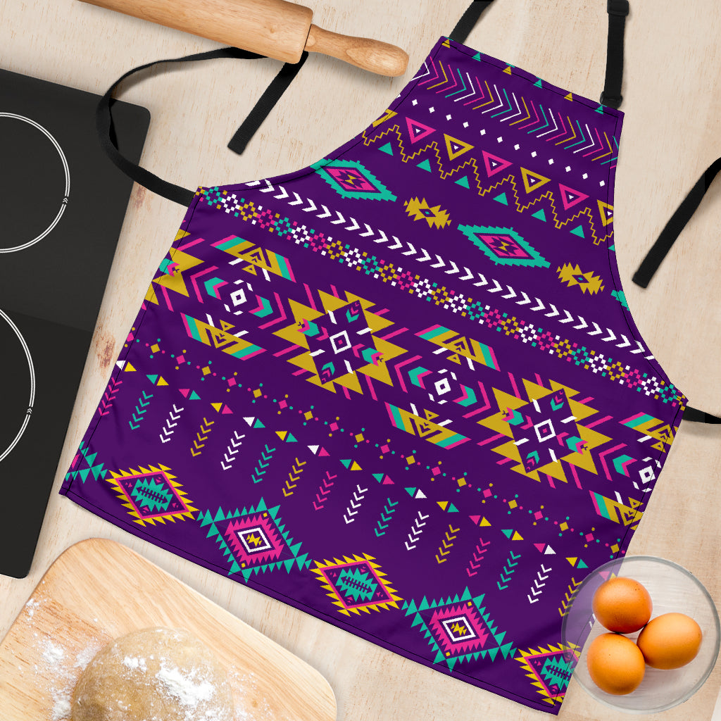 purple-pattern-native-american-apron