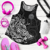 Viking Boar Women's Racerback Tank RLT12 - Wonder Print Shop