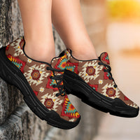 native-american-red-pattern-chunky-sneakers