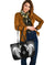 Viking Large Leather Tote Mystical Raven Tattoo Special RLT12 - Wonder Print Shop