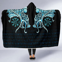 viking-economy-hooded-blanket-fenrir-raven-and-vegvisir-tattoo-cyan