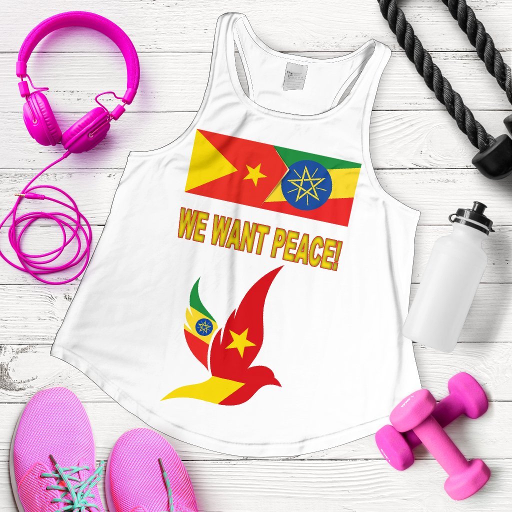 tigray-and-ethiopia-flag-we-want-peace-womens-racerback-tank