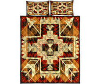 Tribal Yellow Arrow Native American Quilt Bed Set LT10 - Wonder Print Shop