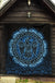 Viking Premium Quilt - Raven Celtic Cyan RLT12 - Wonder Print Shop