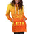 sun-in-leo-zodiac-women-hoodie-dress-polynesian-tattoo-simple-orange