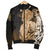 Viking Men's Bomber Jacket - Odin Raven Viking Gold RLT12 - Wonder Print Shop