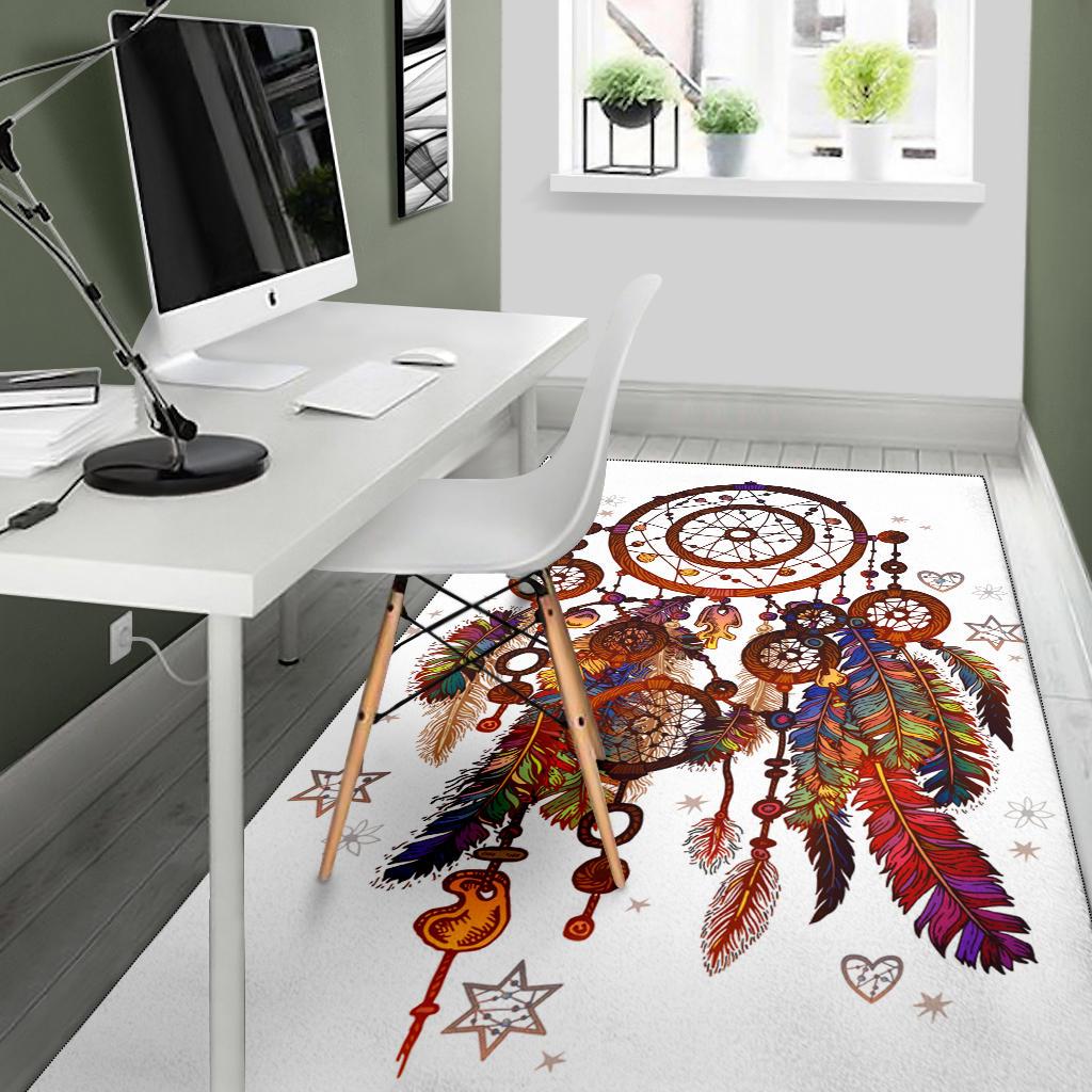 Dreamcatcher Native American Pride Area Rug LT10 - Wonder Print Shop