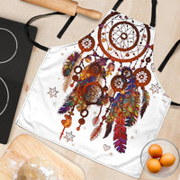 white-dreamcatcher-mandala-native-american-apron