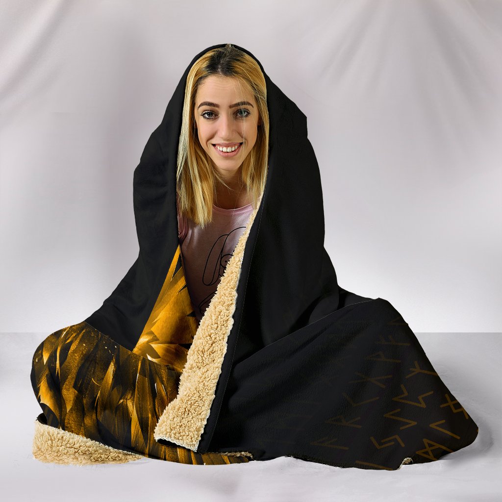 viking-hooded-blanket-the-raven-of-odin-rune-gold
