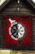 Viking Premium Quilt Raven Of Odin and Symbol Viking On Blood Background RLT12 - Wonder Print Shop