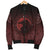 Viking Men's Bomber Jacket, Ethnic Odin Raven Red RLT12 - Wonder Print Shop