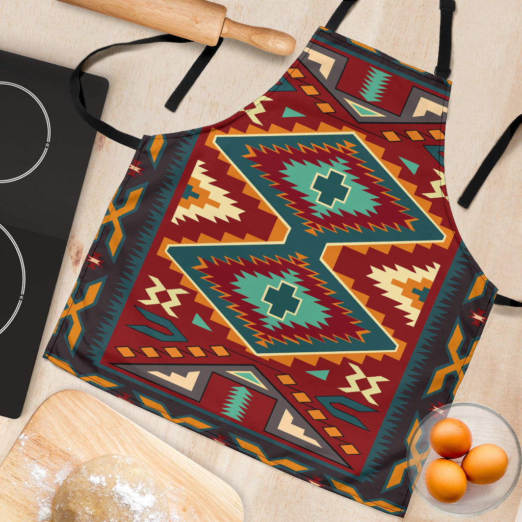 red-yellow-pattern-native-american-apron