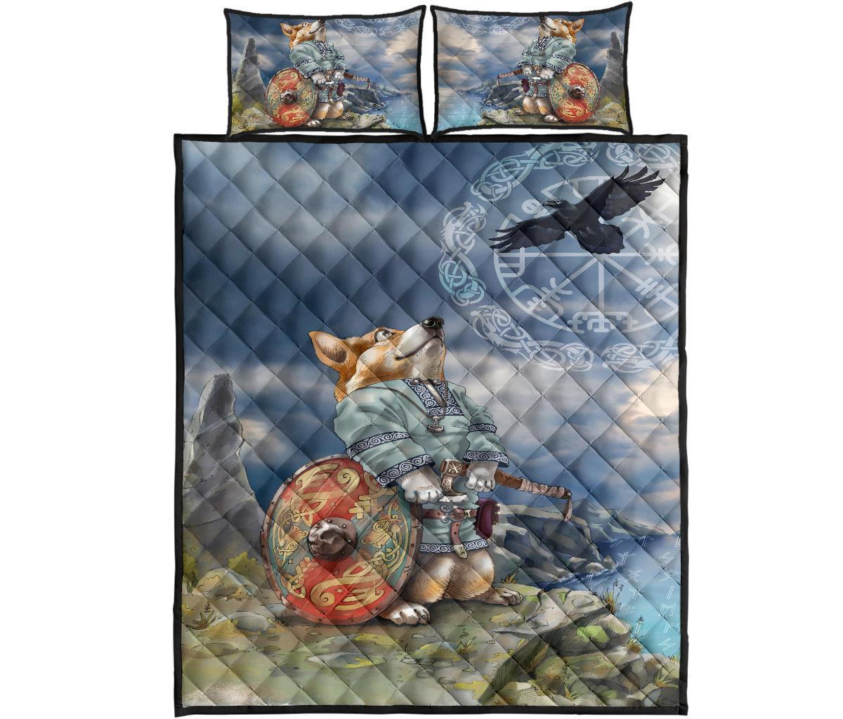 Viking Quilt Bed Set, Corgi RLT12 - Wonder Print Shop