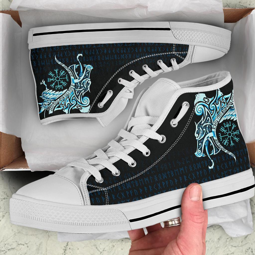 viking-high-top-shoes-fenrir-raven-and-vegvisir-tattoo-cyan