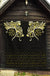 Viking Premium Quilt, Fenrir Raven and Vegvisir Tattoo Yellow RLT12 - Wonder Print Shop