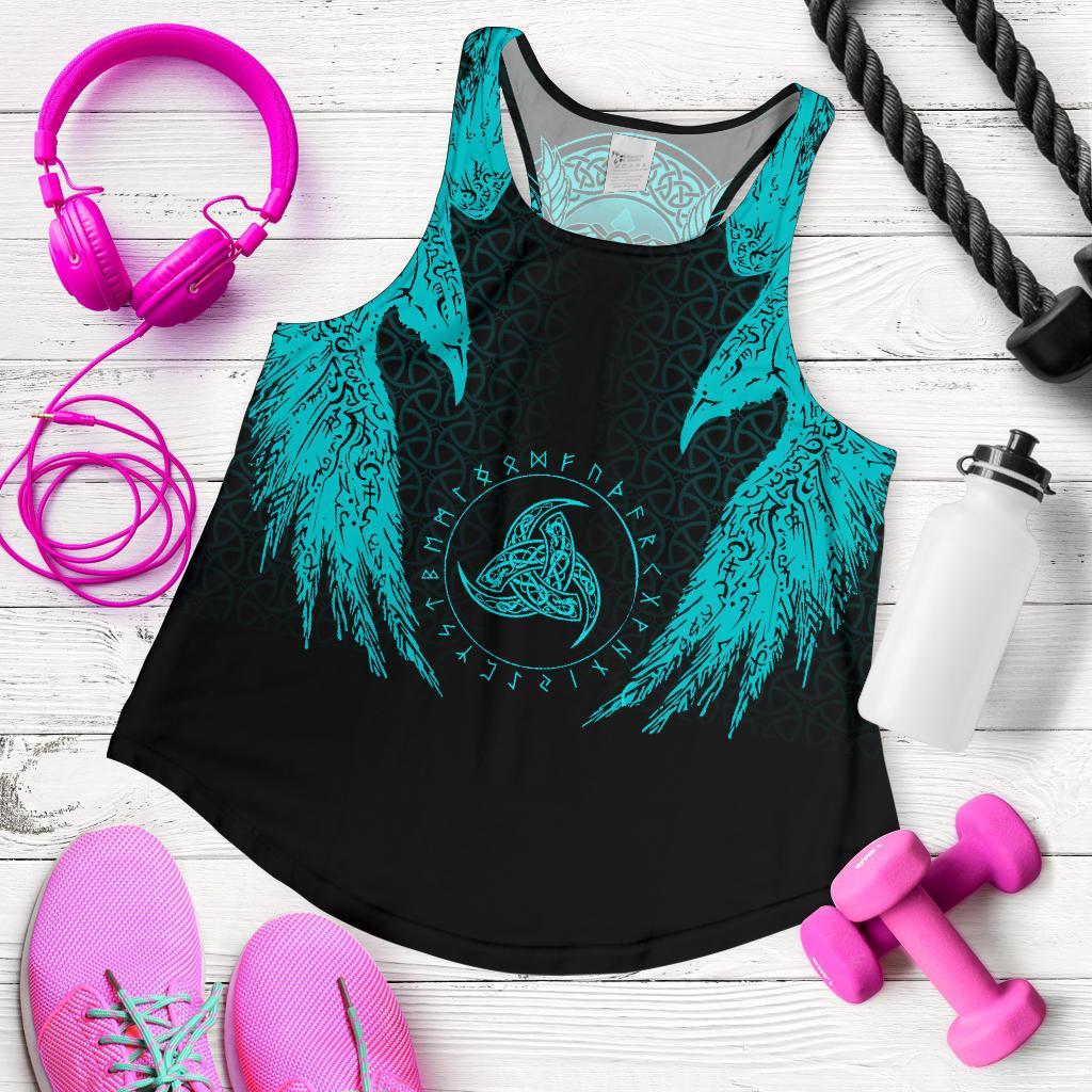Viking Women's Racerback Tank Muninn RLT12 - Wonder Print Shop