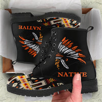 black-tribe-design-native-american-leather-boots
