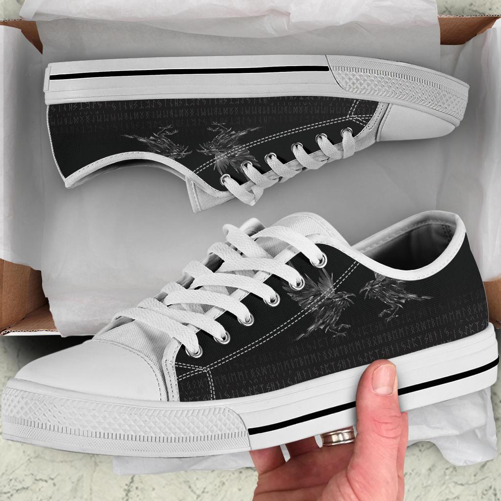viking-low-top-shoes-odin-huginn-and-muninn-rune