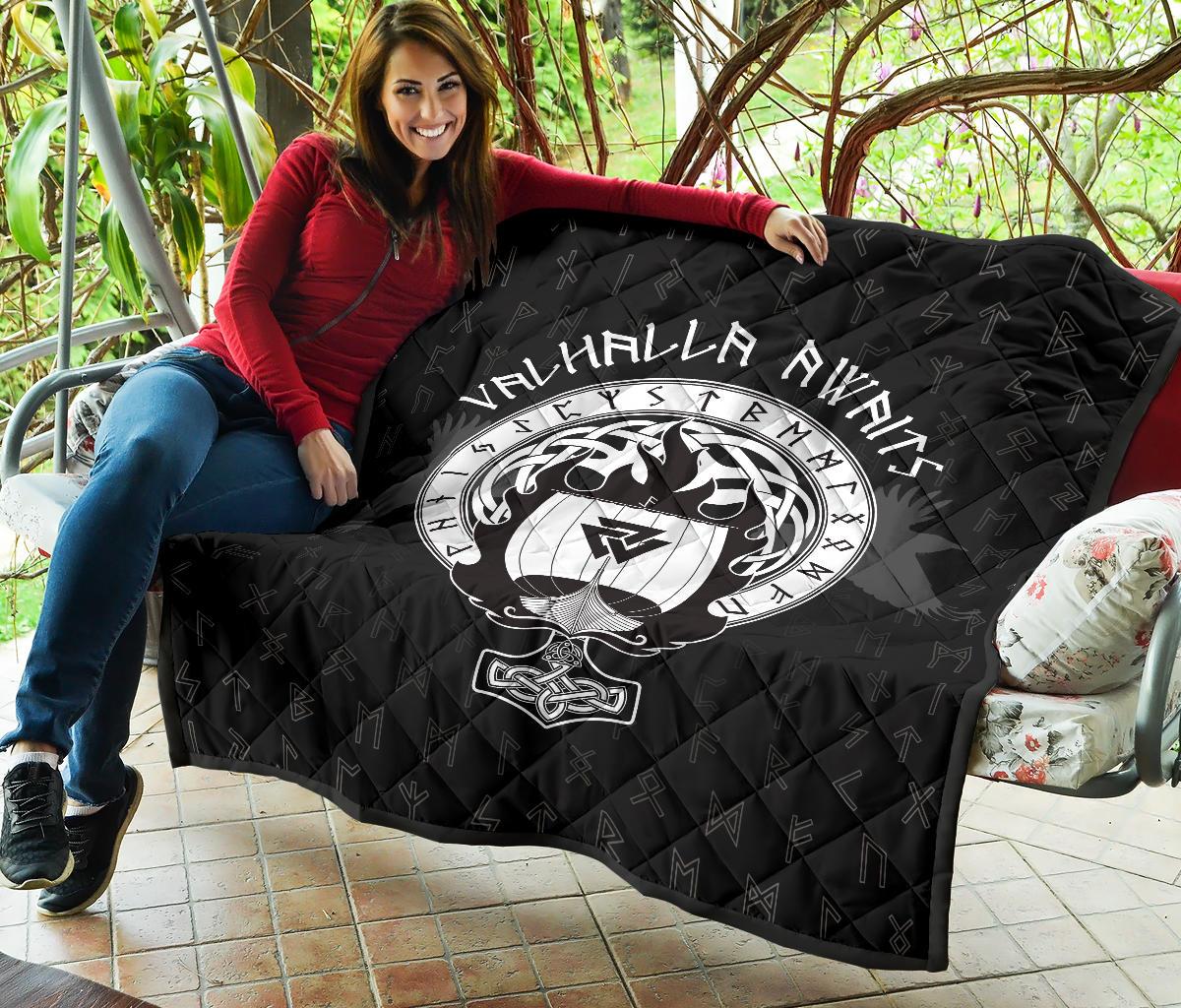 Warship Viking Drakkar Premium Quilt RLT12 - Wonder Print Shop