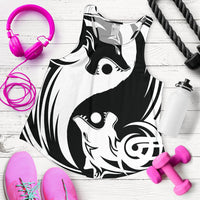 Viking Women's Racerback Tank - Ying Yang Wolf RLT12 - Wonder Print Shop