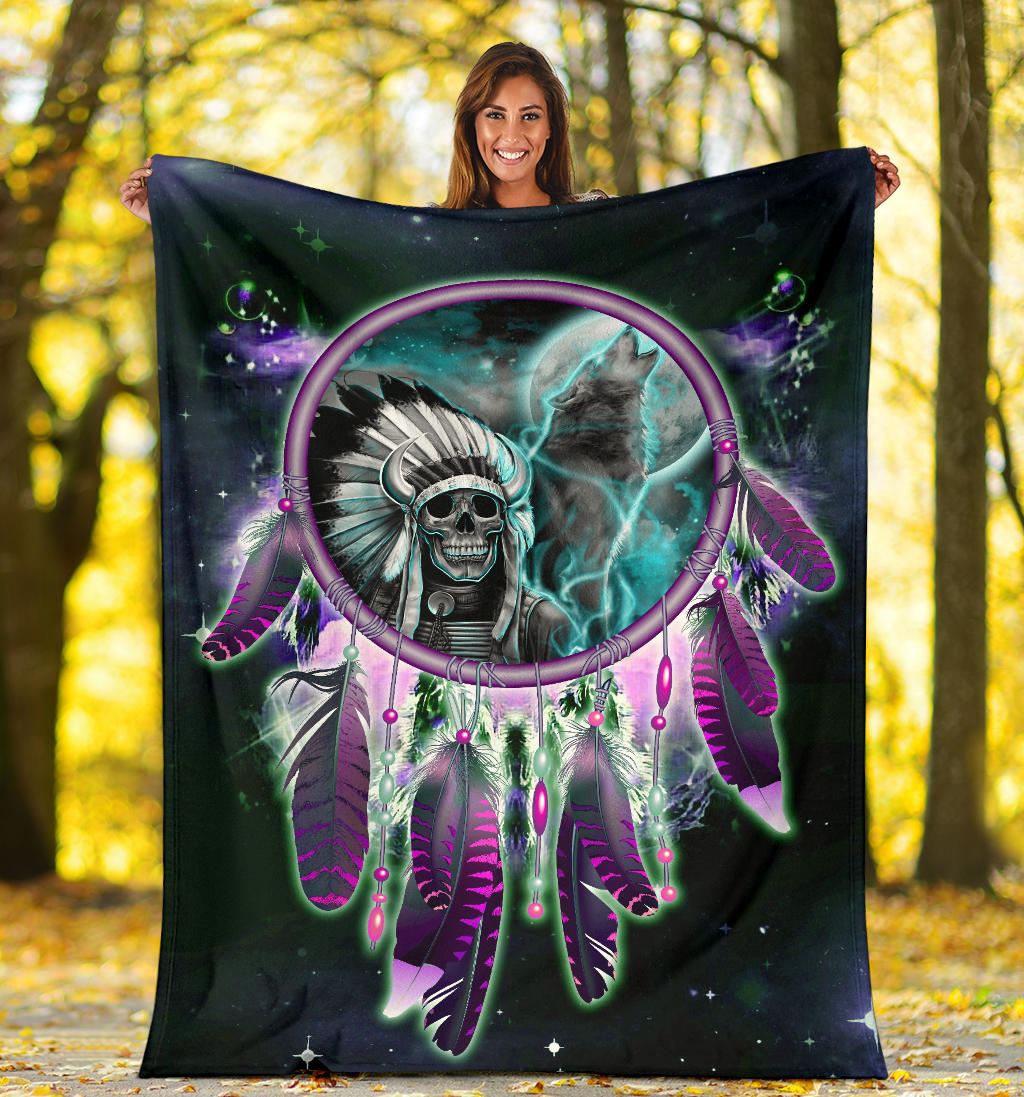 skull-chief-dream-catcher-blanket