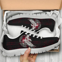 Viking Sneakers - Mystical Raven Tattoo Blood RLT12 - Wonder Print Shop