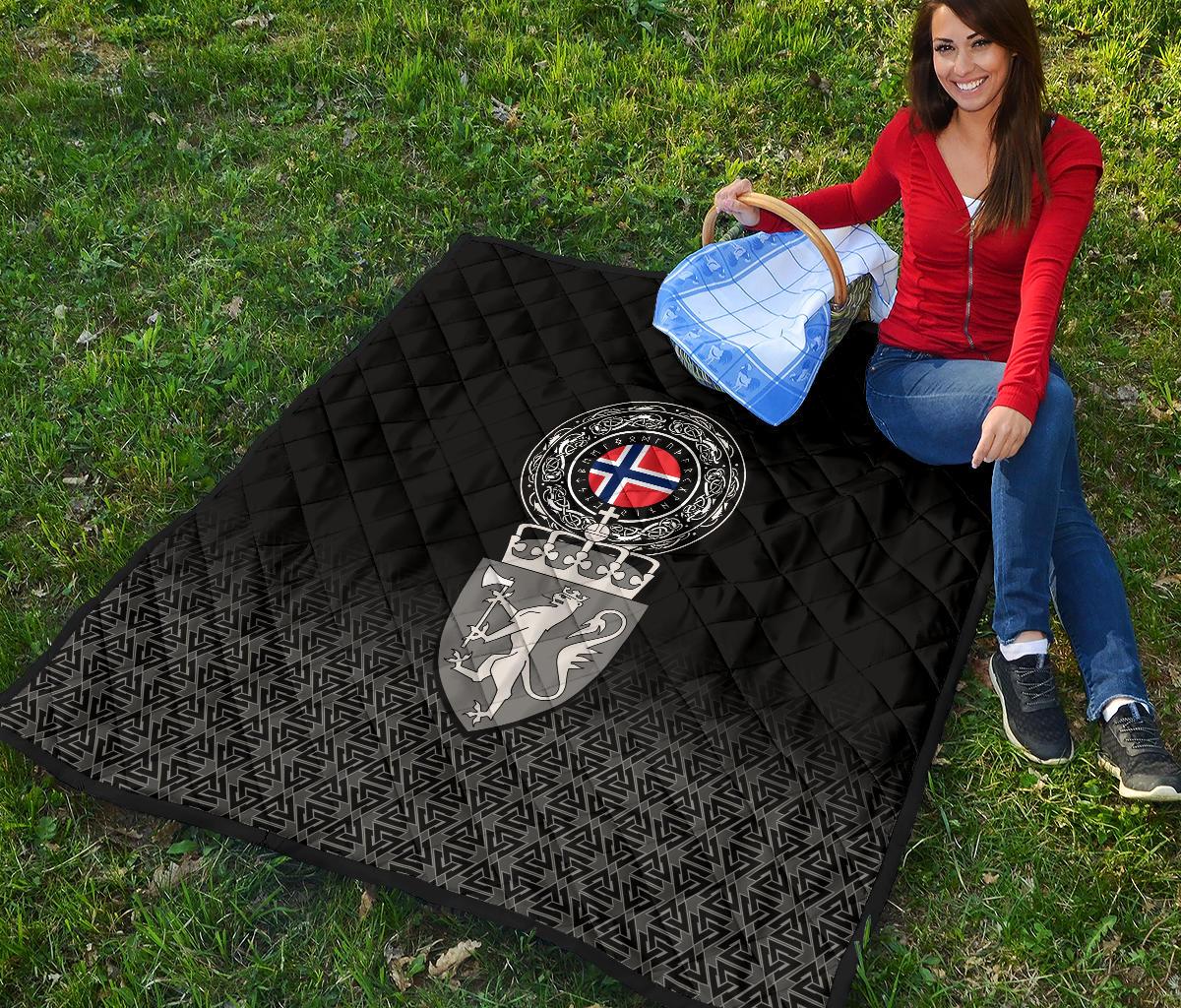 Viking Premium Quilt - Norway Coat Of Arms RLT12 - Wonder Print Shop