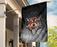 Viking Garden Flag Fenrir Norse Wolf RLT12 - Wonder Print Shop