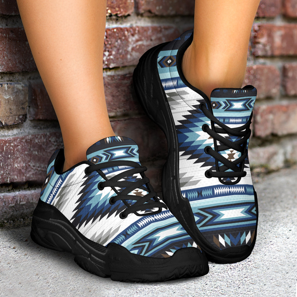 native-american-blue-colors-pattern-chunky-sneakers