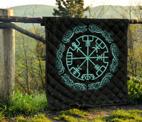 Viking Vegvisir Magic Navigation Compass Premium Quilt RLT12 - Wonder Print Shop