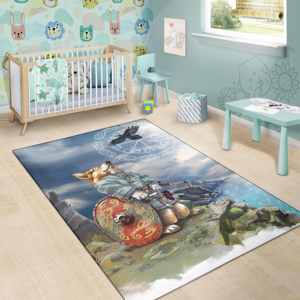 Viking Area Rug, Corgi RLT12 - Wonder Print Shop