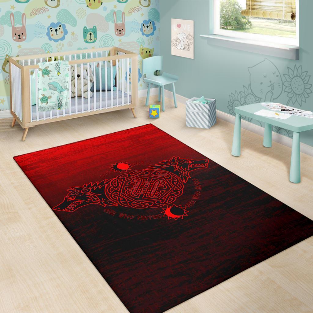Viking Area Rug, Skoll and Hati RLT12 - Wonder Print Shop