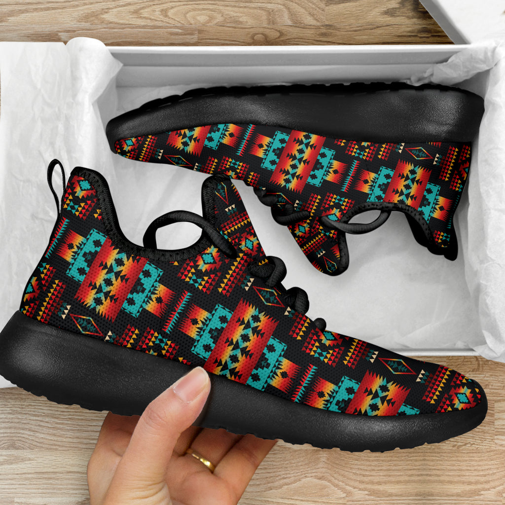 black-native-tribes-pattern-native-american-mesh-knit-sneakers