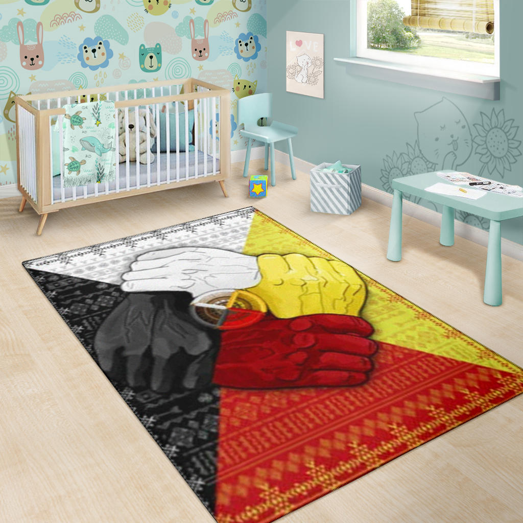 Medicine Wheel Hand Area Rug LT10 - Wonder Print Shop