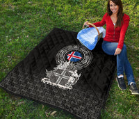 Viking Premium Quilt - Iceland Coat Of Arms RLT12 - Wonder Print Shop