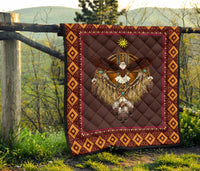 Eagle Sun Symbols Native American Premium Quilt LT10 - Wonder Print Shop