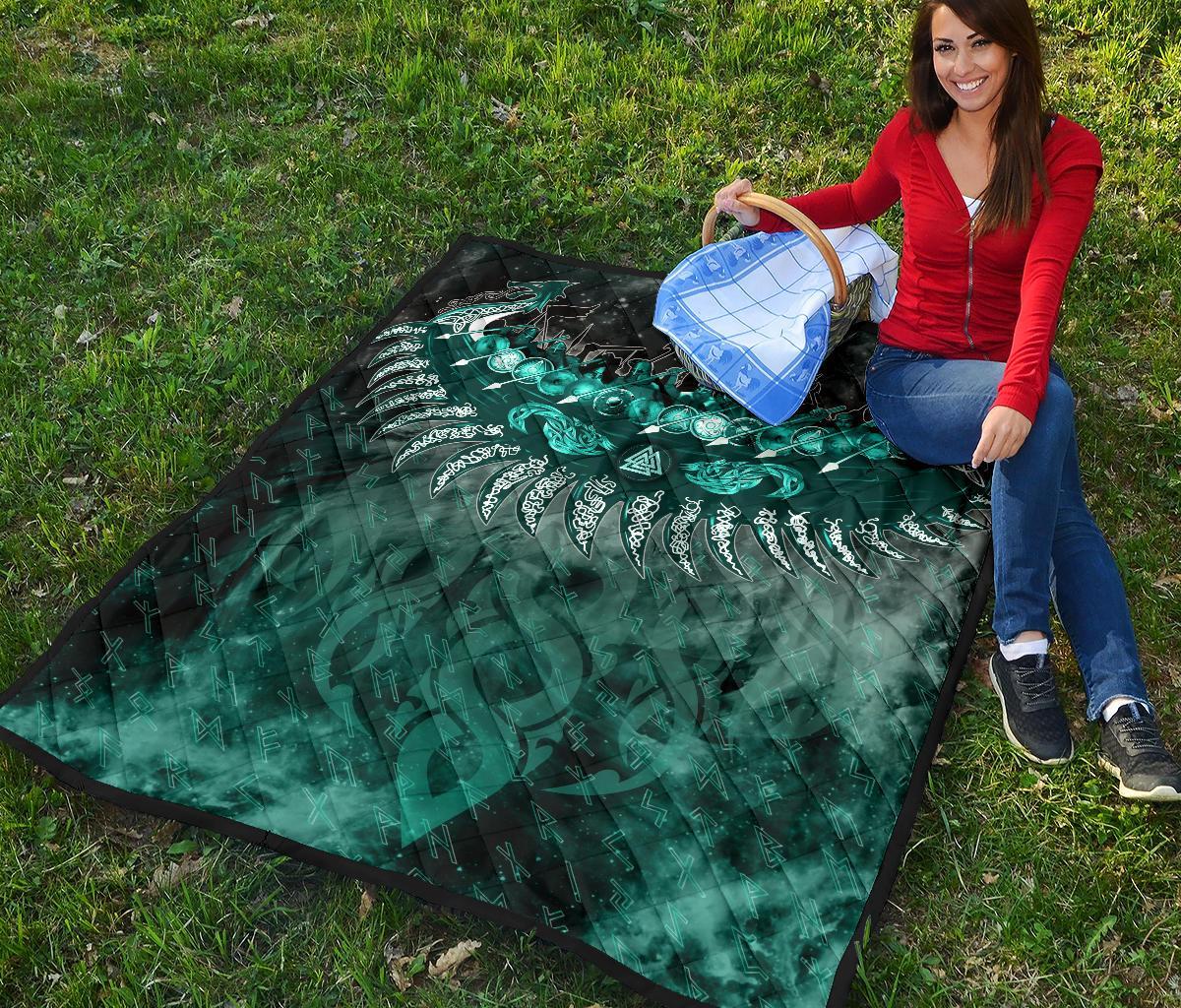 Viking Drakkar Ship Quilt RLT12 - Wonder Print Shop