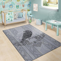 Viking Area Rug Odin's Celtic Raven Scandinavian Tattoo RLT12 - Wonder Print Shop